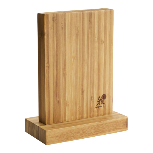 MIYABI Magnetic Bamboo Knife Block | Eco-Friendly Storage (Empty)