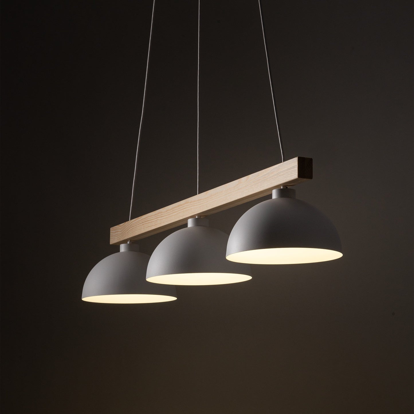 OSLO White Scandinavian Pendant Light 3