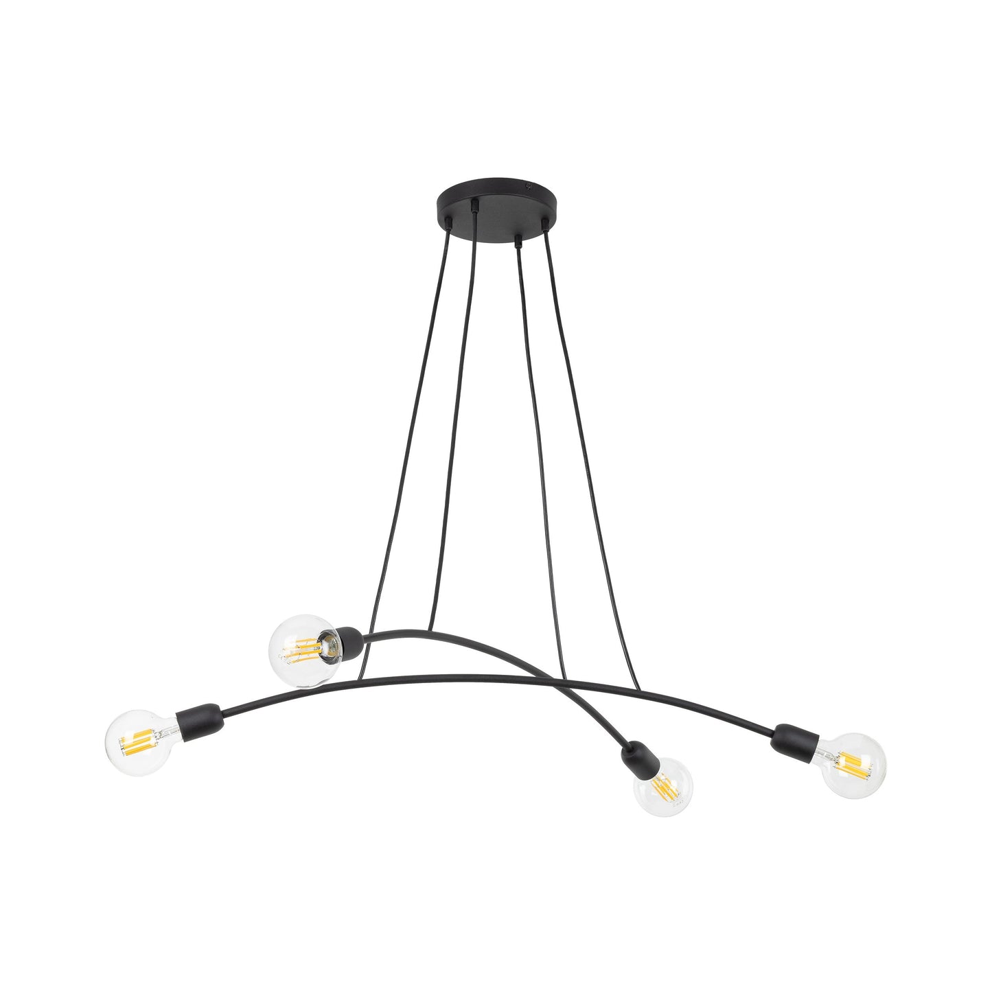 HELIX Black Minimalist Pendant Light 4