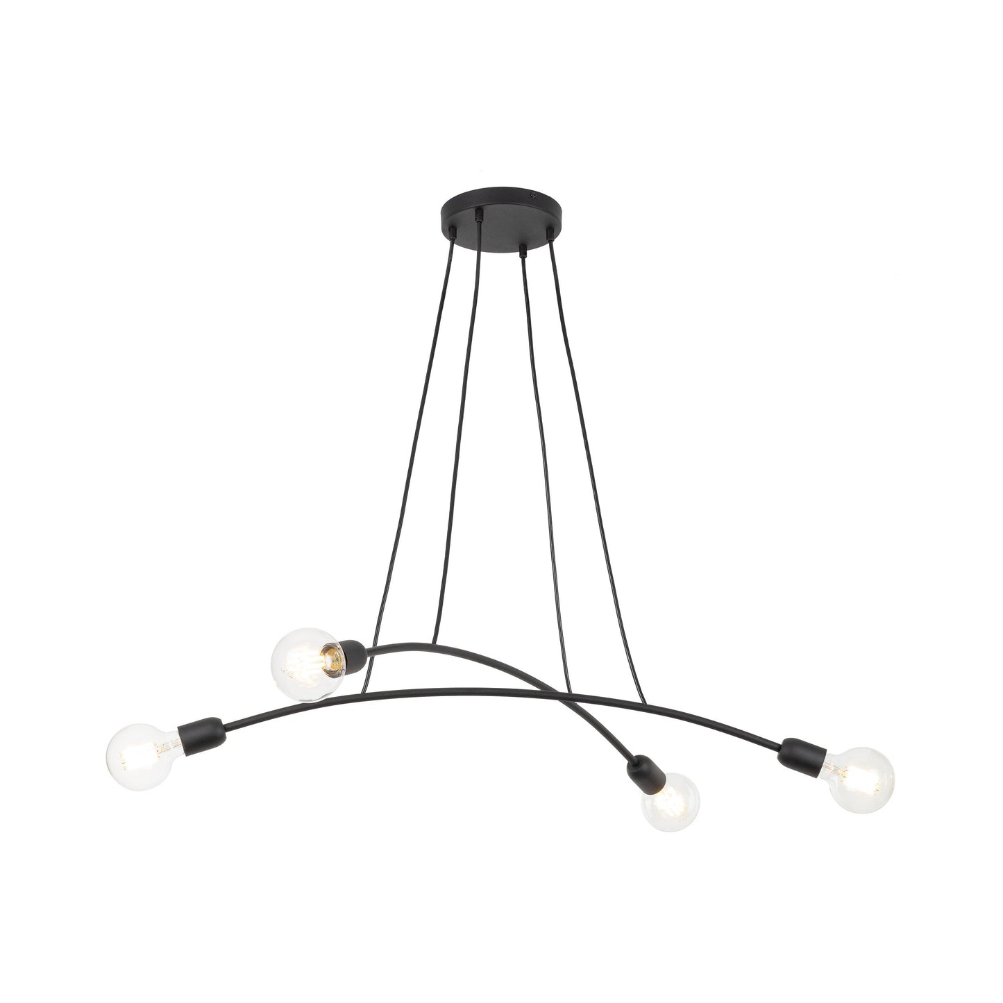 HELIX Black Minimalist Pendant Light 4