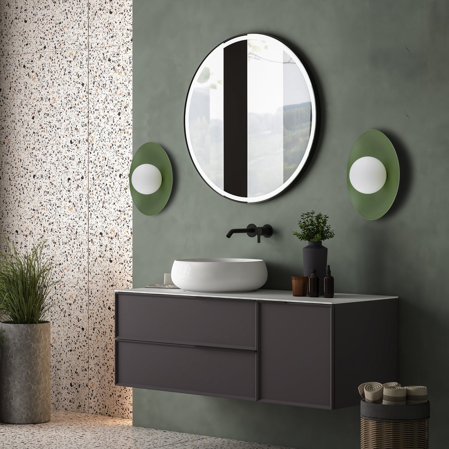 SLATE Scandinavian Wall Sconce Light