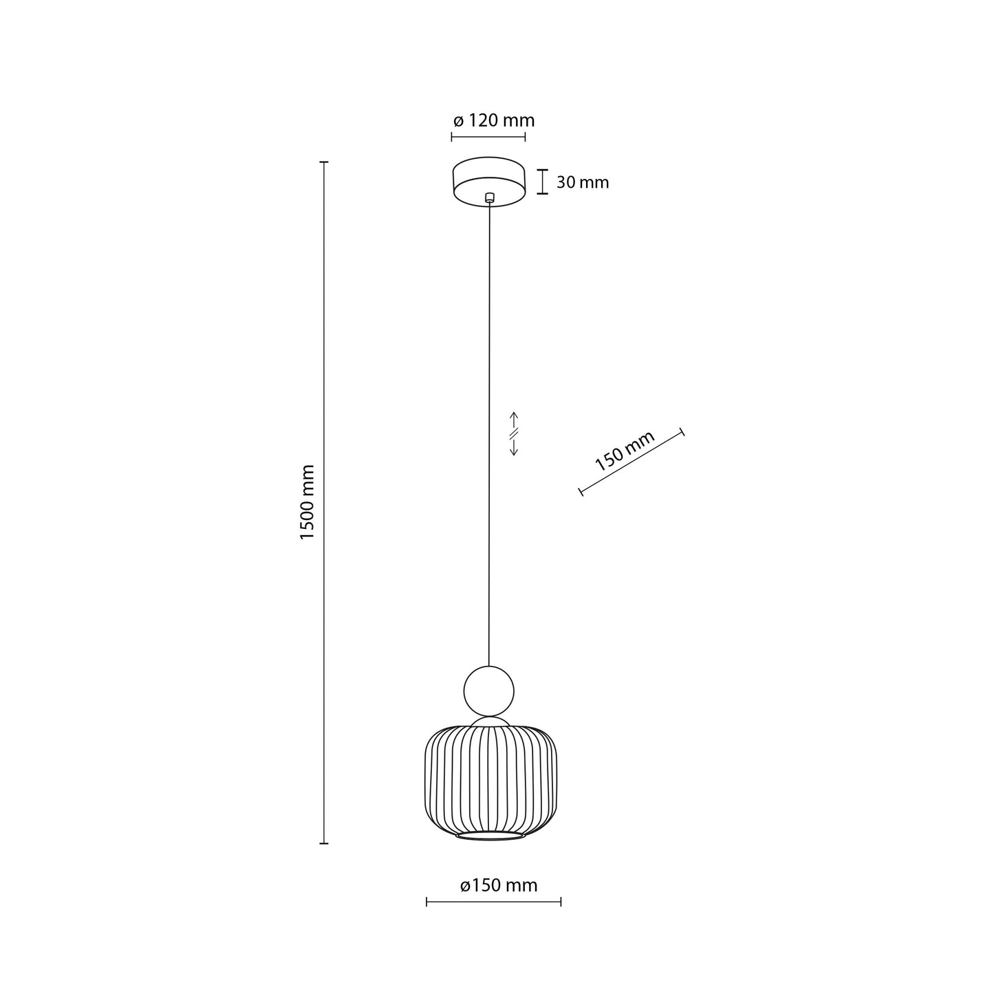 Ballo Scandinavian Pendant Light