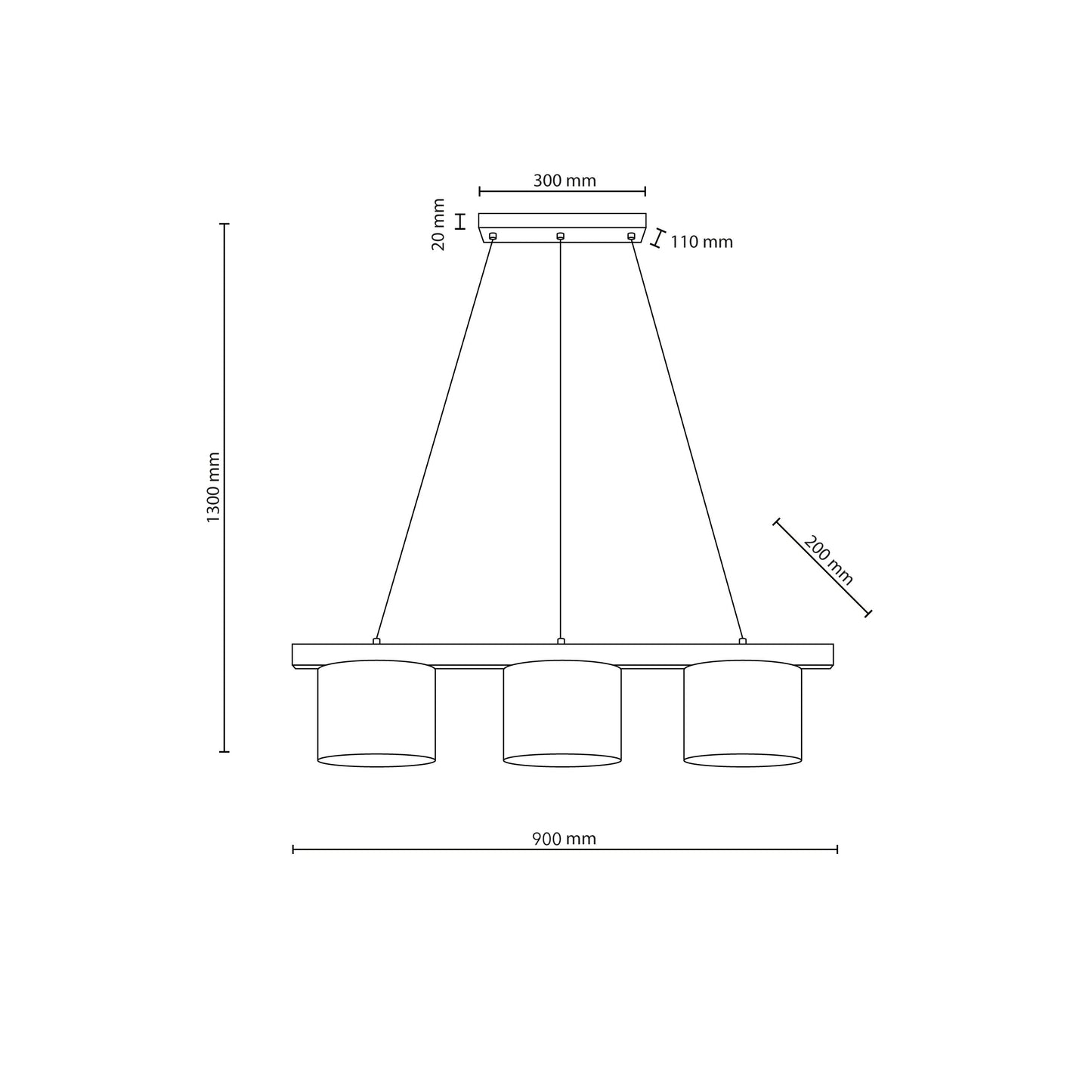 VARO Scandinavian Pendant Lamp