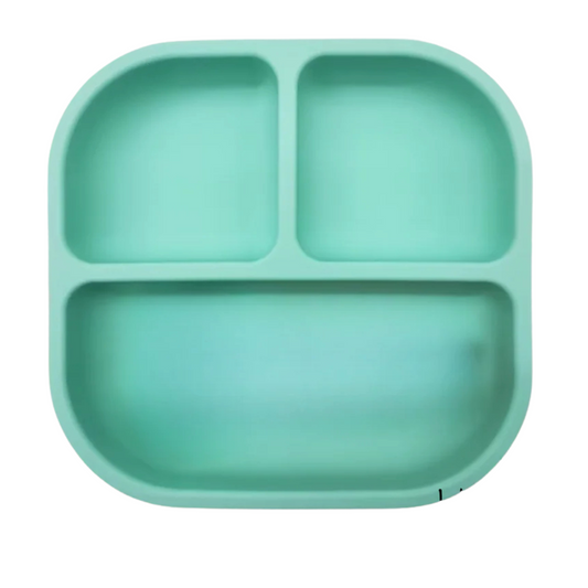 Mint - Silicone Suction Plate w/Dividers