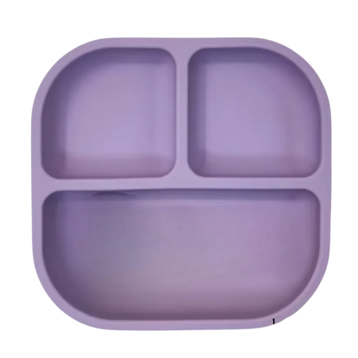Purple - Silicone Suction Plate w/Dividers