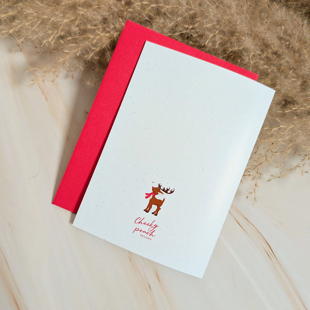 Deerlightful Holidays Mini Reindeer Card