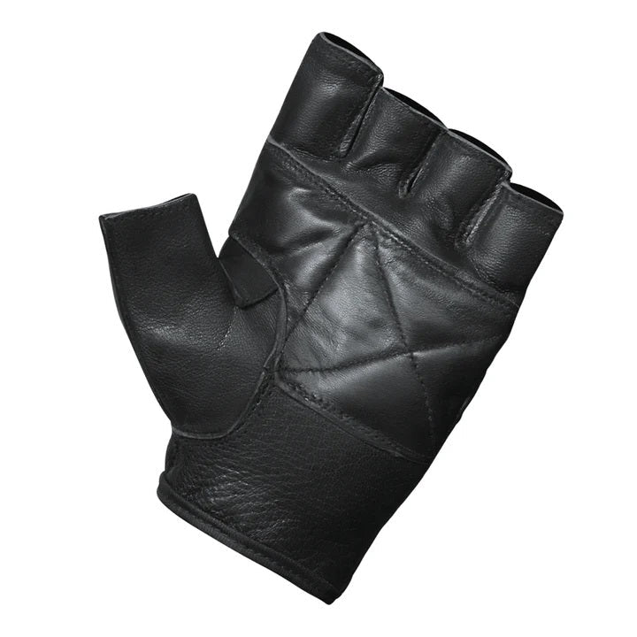 Open Road Men's Fingerless Leather Gloves
