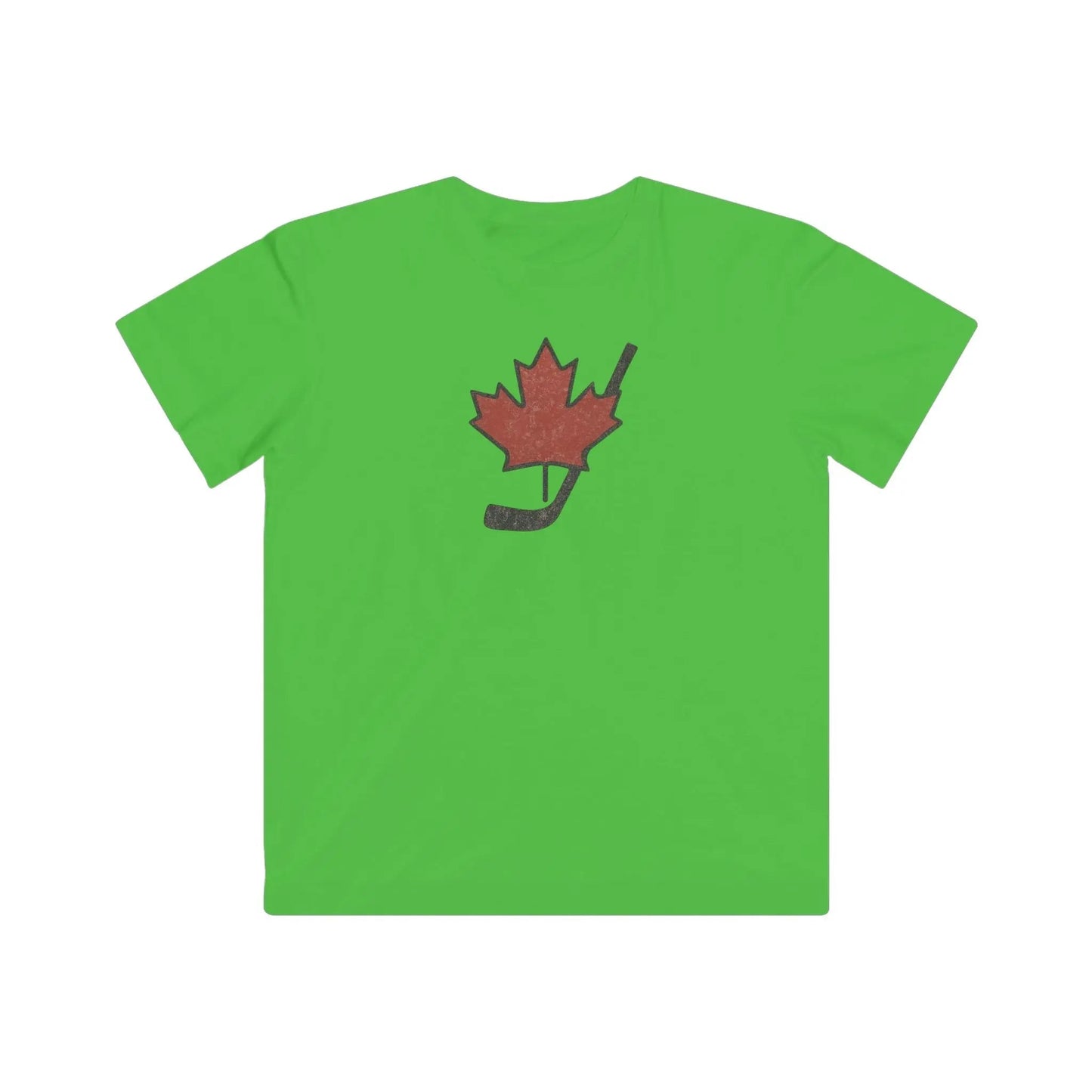 Vintage Canada Maple Leaf T-Shirt Youth Distressed Graphic Tee for Hockey Fans