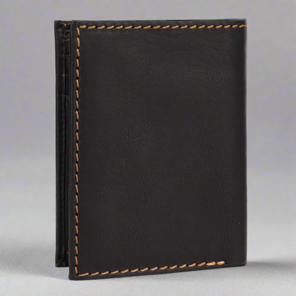 MET Men's Upright Coin Leather Wallet