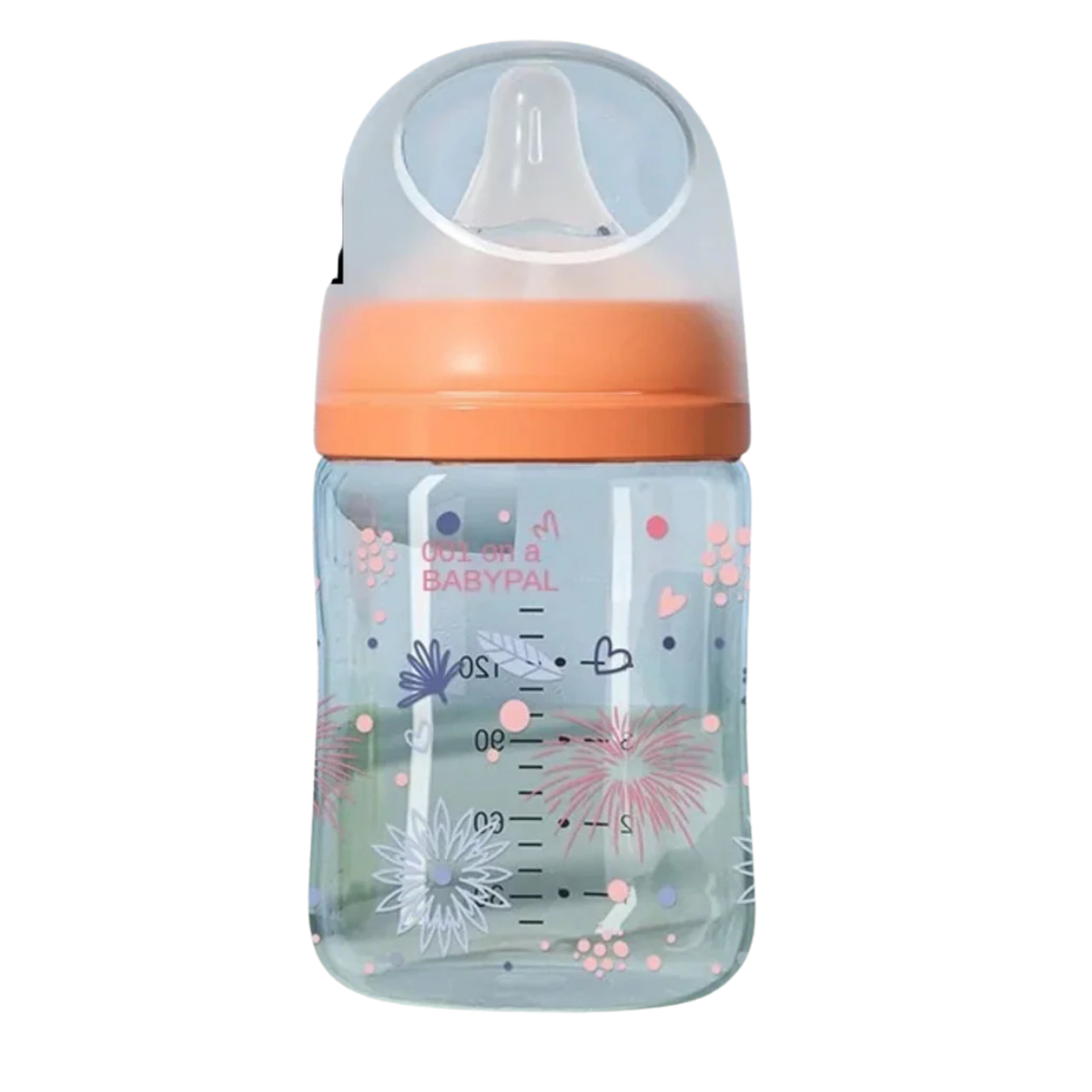 The Boob Crew Bottle - 160ml - Orange Orchid