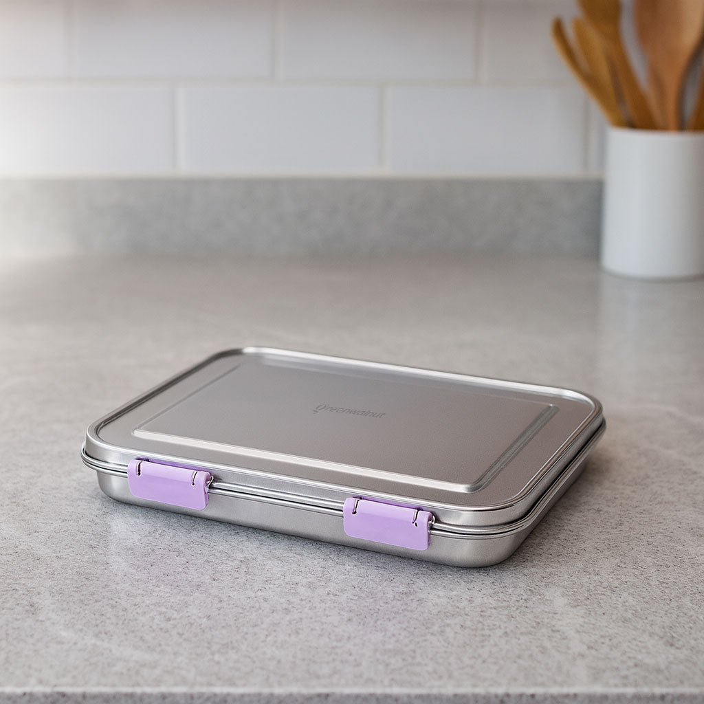 Stainless Steel Leak Proof Lunch Box with Compartments – Bento Style for Kids & Adults