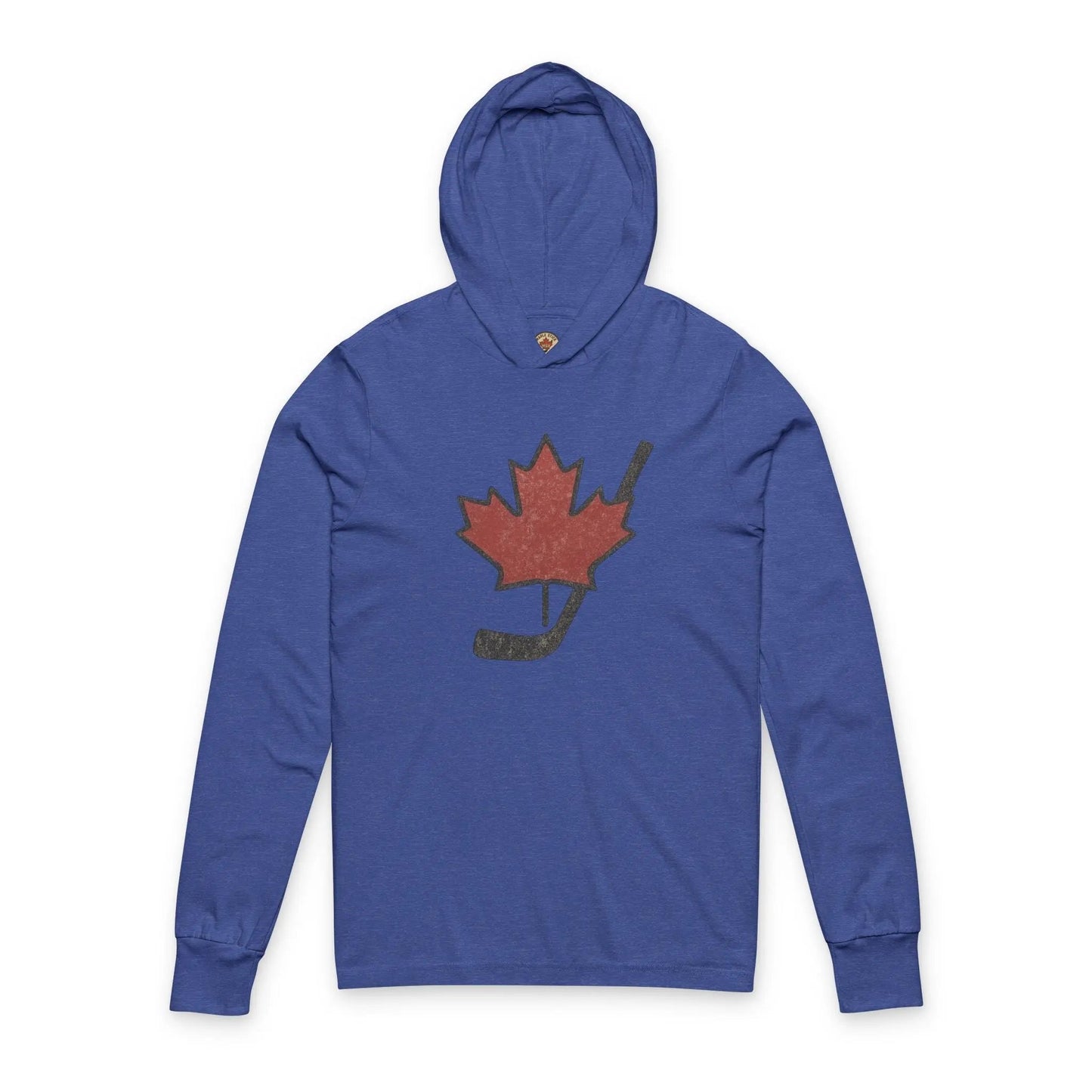 Vintage Maple Leaf Hockey Stick Hoodie - Canadian Hockey Pride - Maple Stick Hockey Co. - True Fan