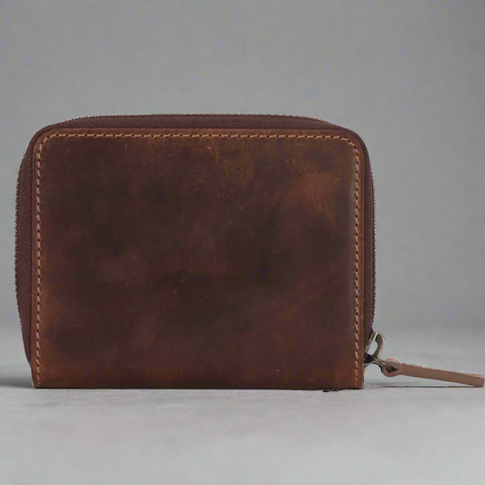 MET Hunter Leather Zip Around Wallet