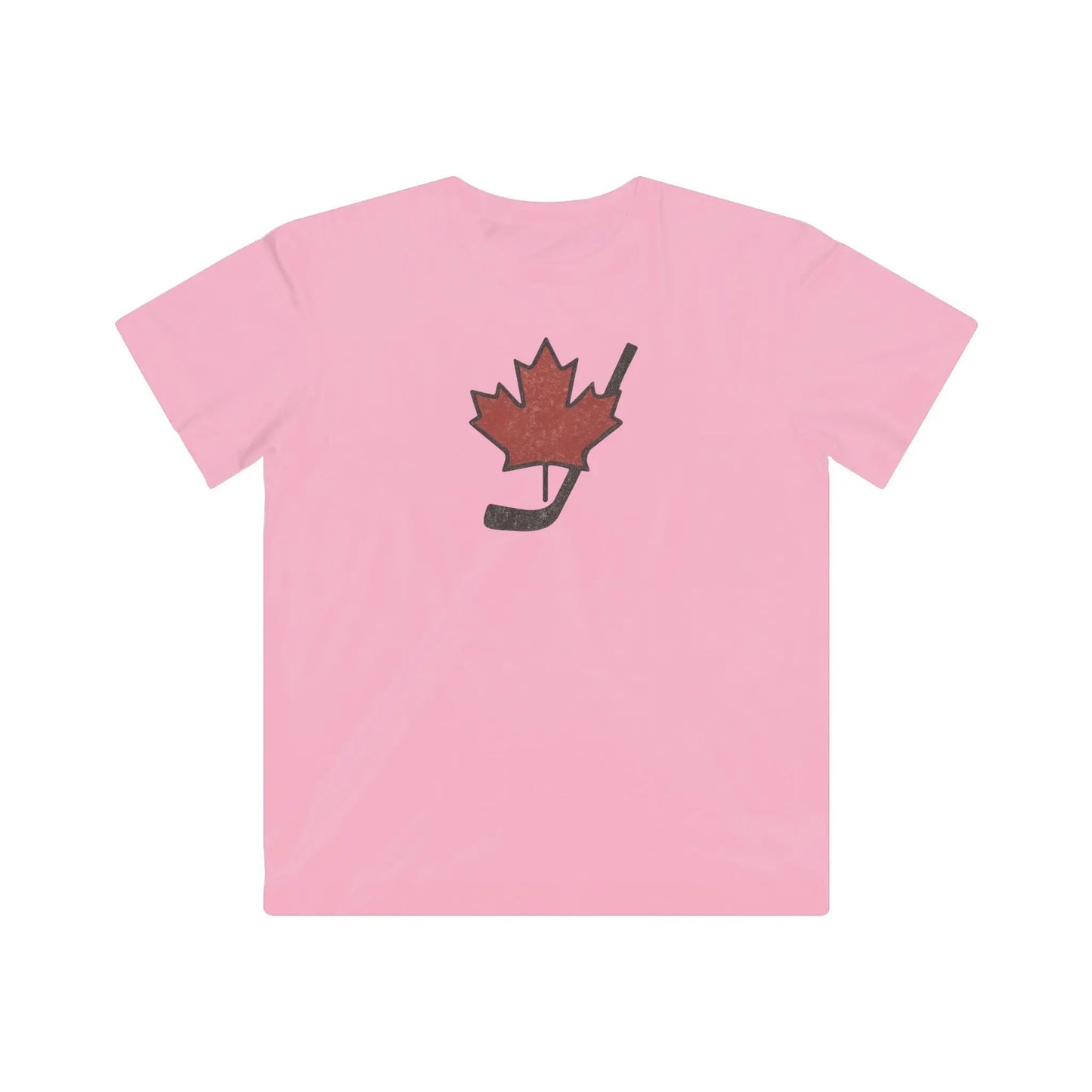 Vintage Canada Maple Leaf T-Shirt Youth Distressed Graphic Tee for Hockey Fans