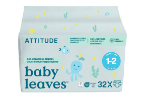 Attitude - Baby Diapers Sizes 1 & 2 (3-8kg) (32un)