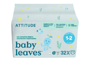 Attitude - Baby Diapers Sizes 1 & 2 (3-8kg) (32un)
