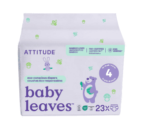 Attitude - Baby Diapers Sizes 4 (9-14kg) (23un)