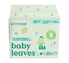 Attitude - Baby Diapers Sizes 5 (11-16kg) (20un)
