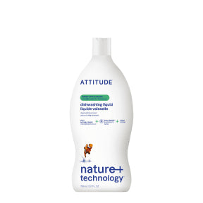 Attitude - Dishwash Liquid Green Apple&Basil (700ml 9)