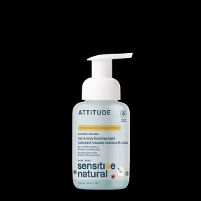 Attitude - Hair & Body Foaming Wash Unscented (250ml)