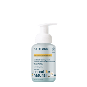 Attitude - Hair & Body Foaming Wash Unscented (250ml)