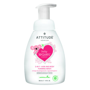 Attitude - 2in1 Foaming Wash Orange Pom. (295ml)