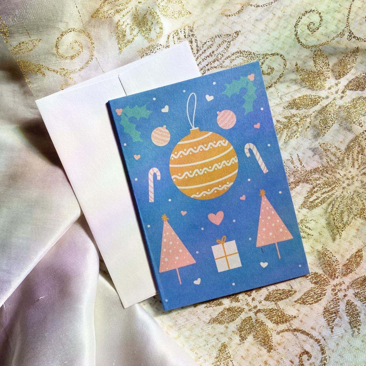 Ornament Joy Mini Holiday Greeting Card