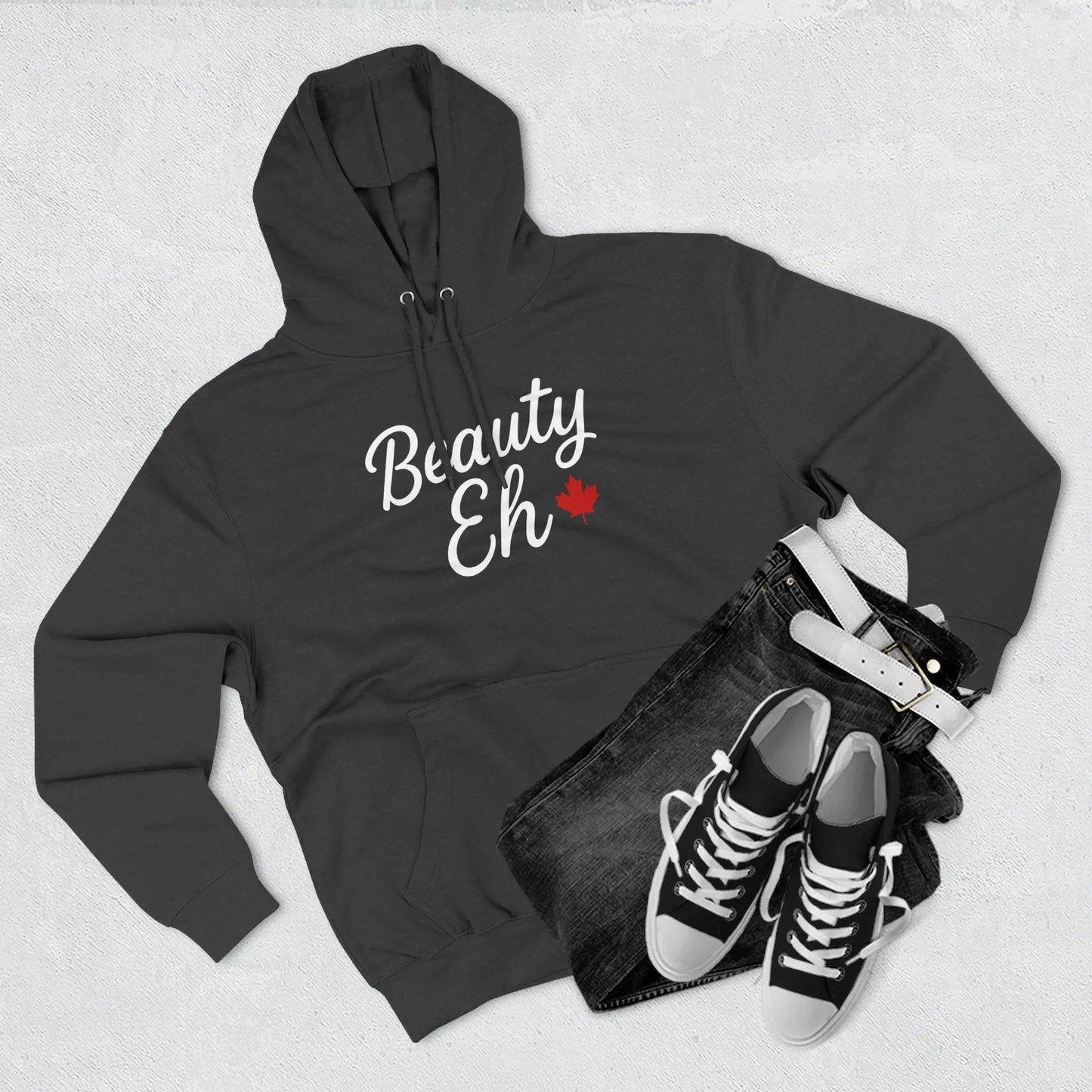 Maple Stick Fleece Hoodie – Canadian Beauty Eh Pullover