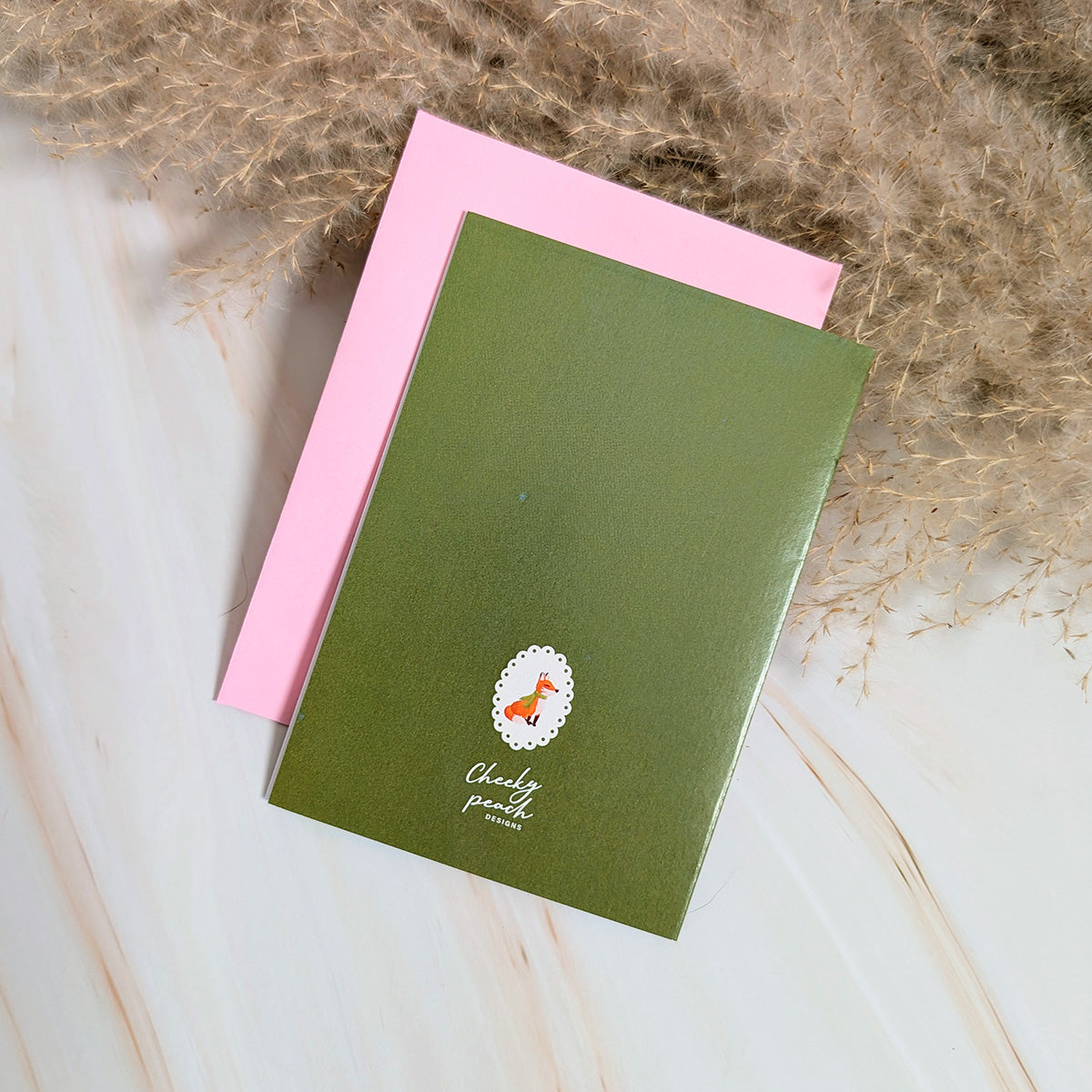 Cozy Woodland Animals Mini Holiday Card