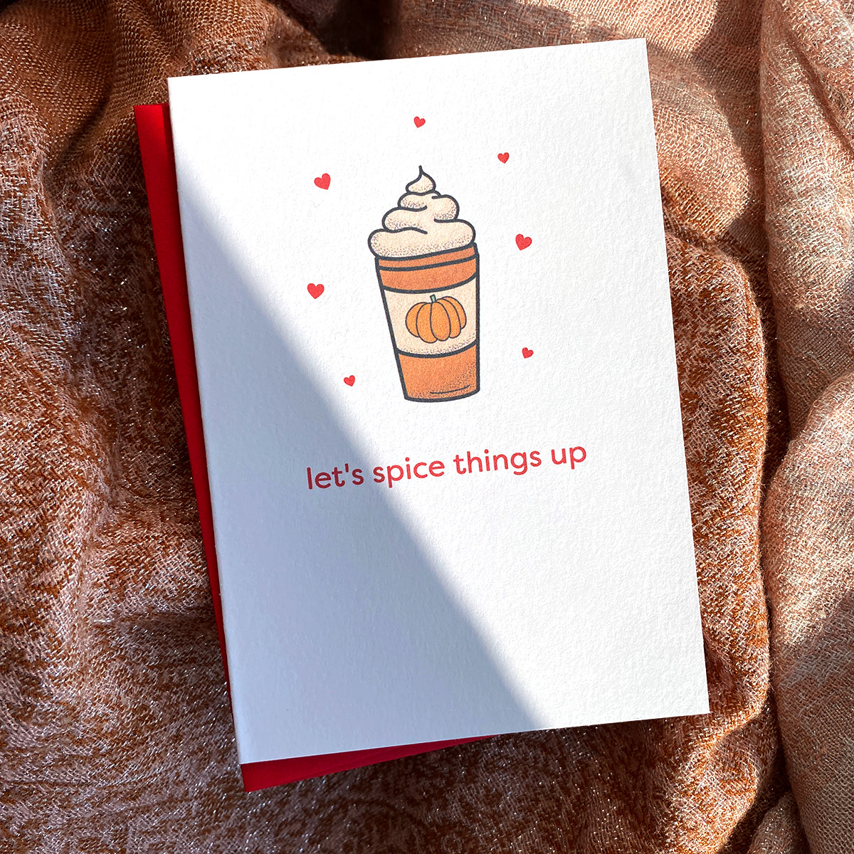 Let's Spice Things Up Mini Greeting Card