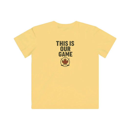 This Is Our Game Youth T-Shirt – Canadian Maple Leaf Tee