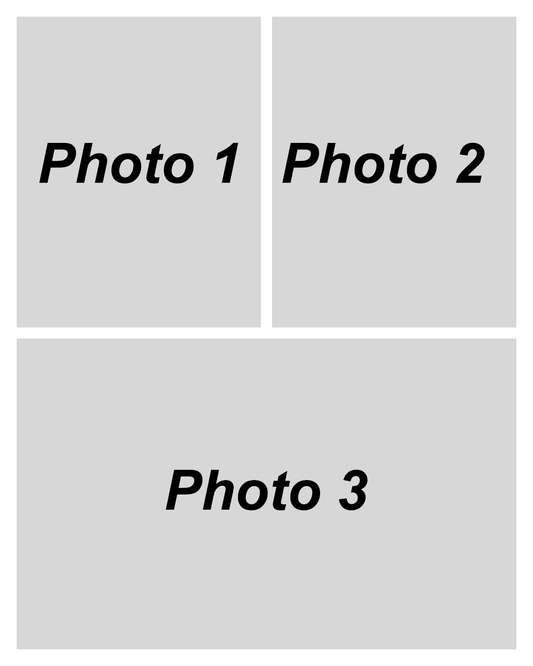 16″X20″ Collage Canvas Photo 3 Block #220