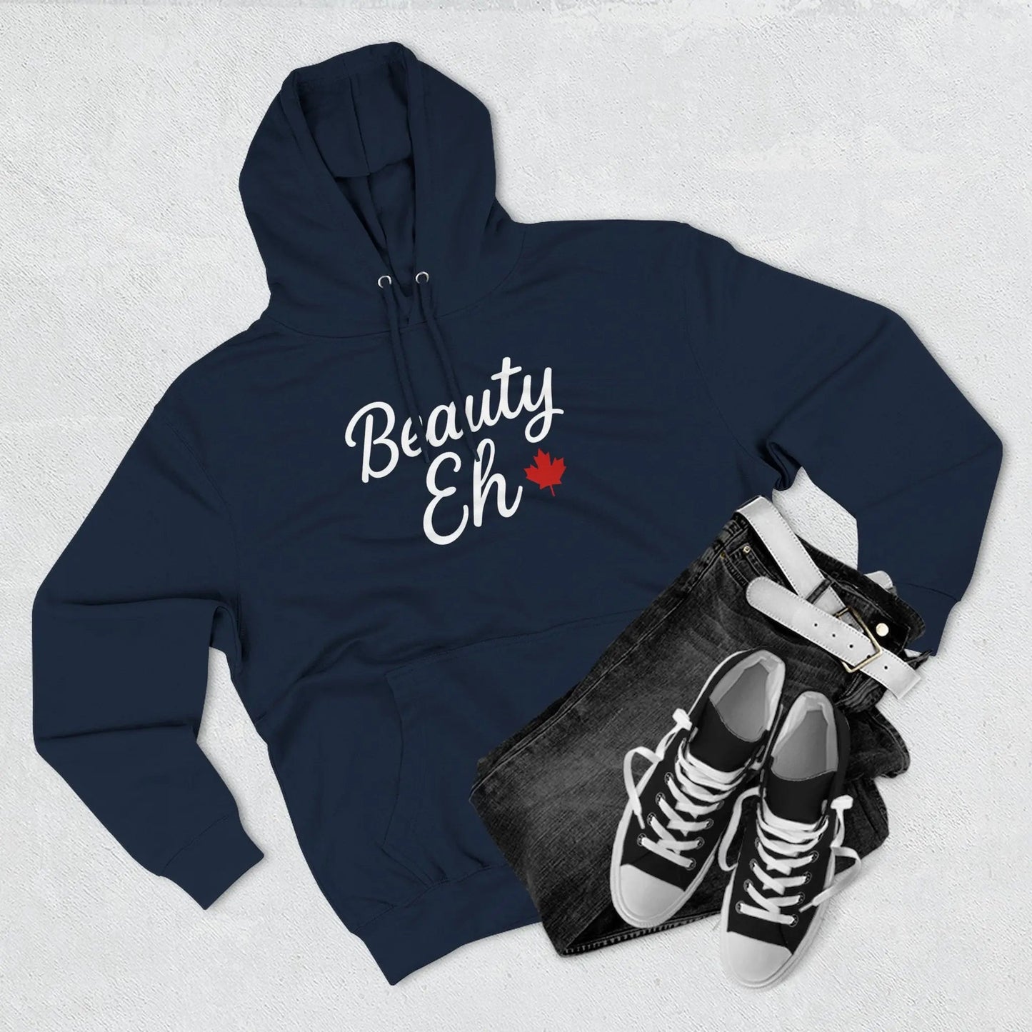 Maple Stick Fleece Hoodie – Canadian Beauty Eh Pullover