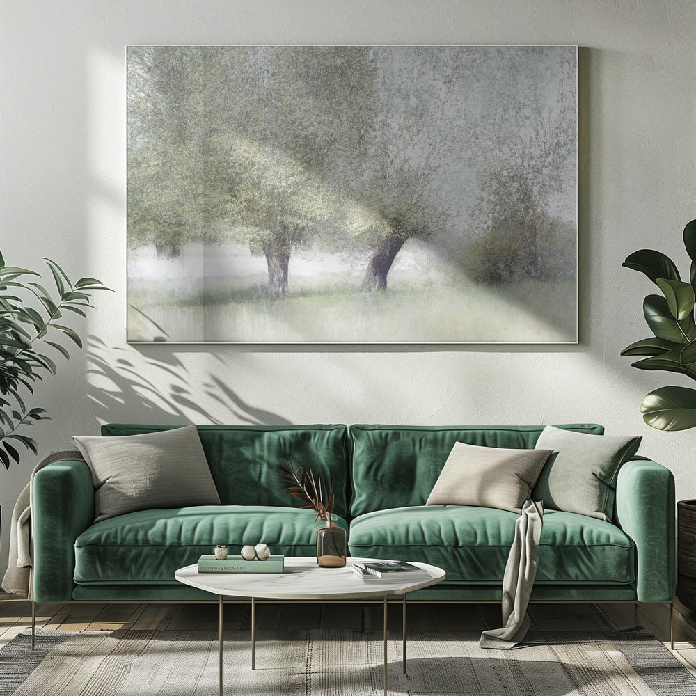 Wall art Young green