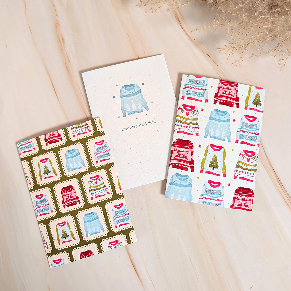 Sweater Weather Mini Holiday Card