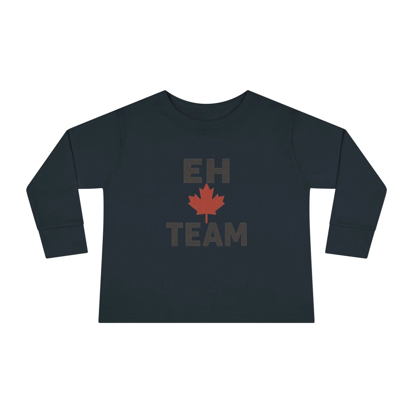 Maple Stick "Eh Team" Toddler Long Sleeve Tee – Maple Leaf Pride