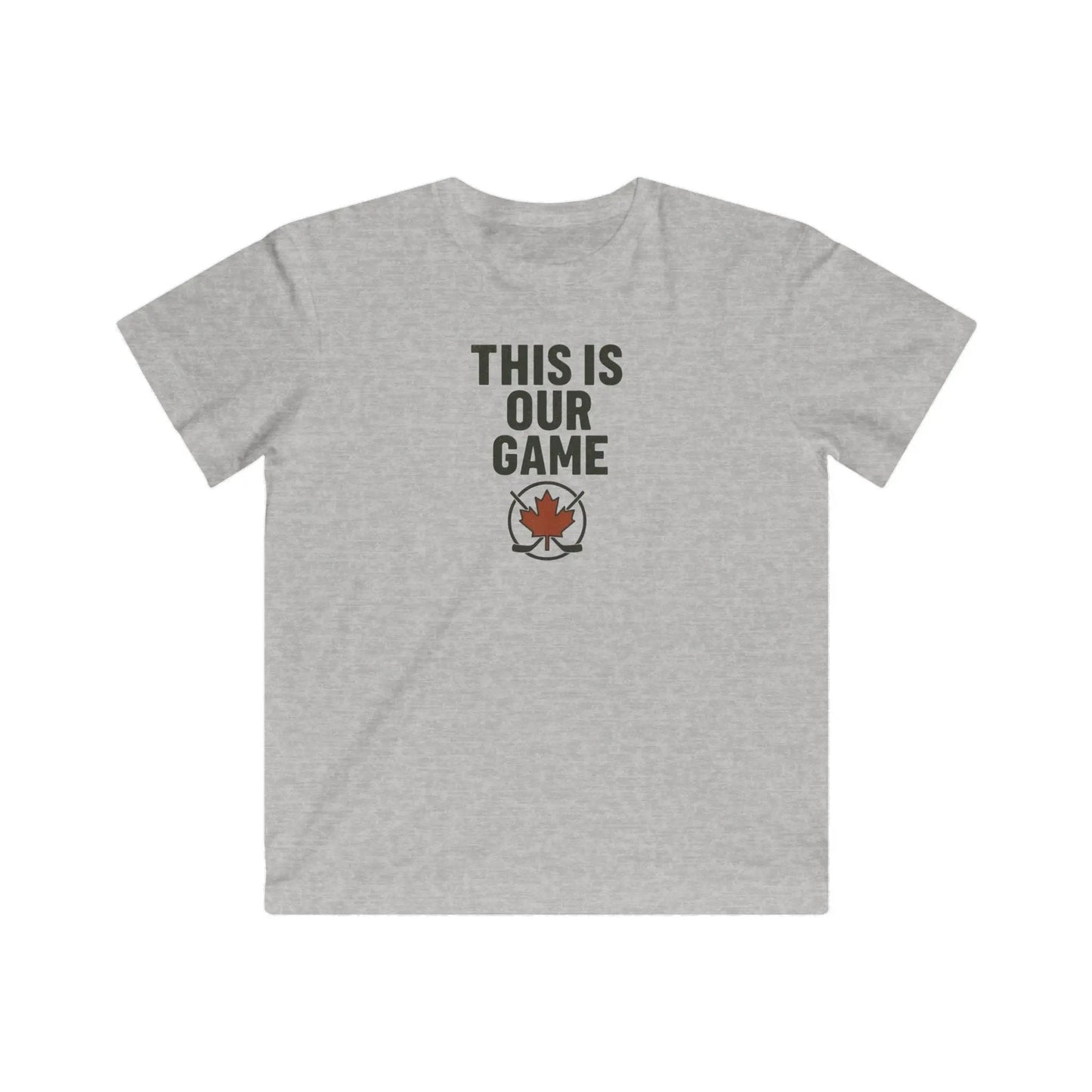 This Is Our Game Youth T-Shirt – Canadian Maple Leaf Tee