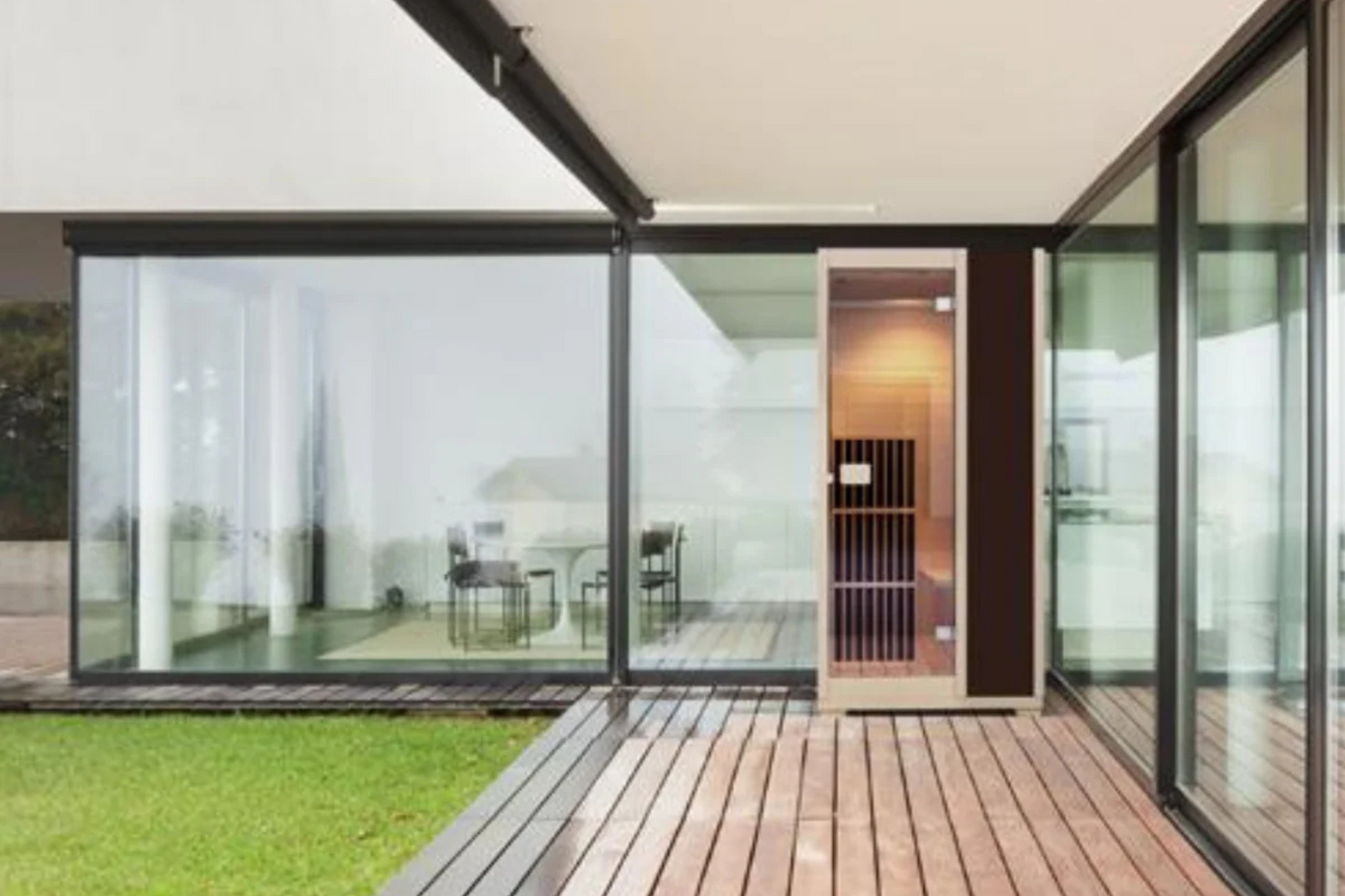 Blisspod | Vienna | Far Infrared Sauna | Canadian Hemlock Very Low EMF | 72.8"H x 35.4"W x 25.6"D | 1 Person