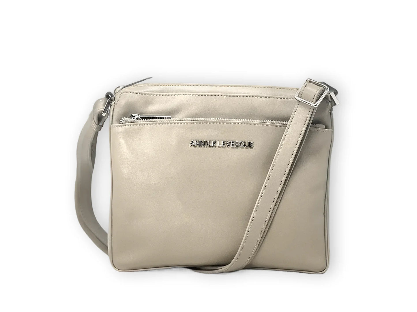 Sac à bandoulière "Crossbody" champagne | Gisèle petit