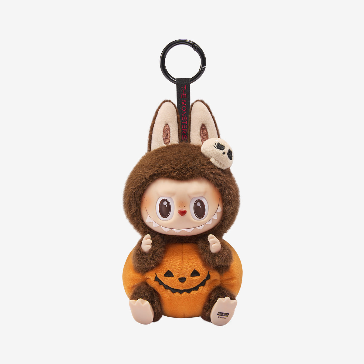 Labubu Happy Halloween Party Series-Sitting Pumpkin Vinyl Plush Pendant