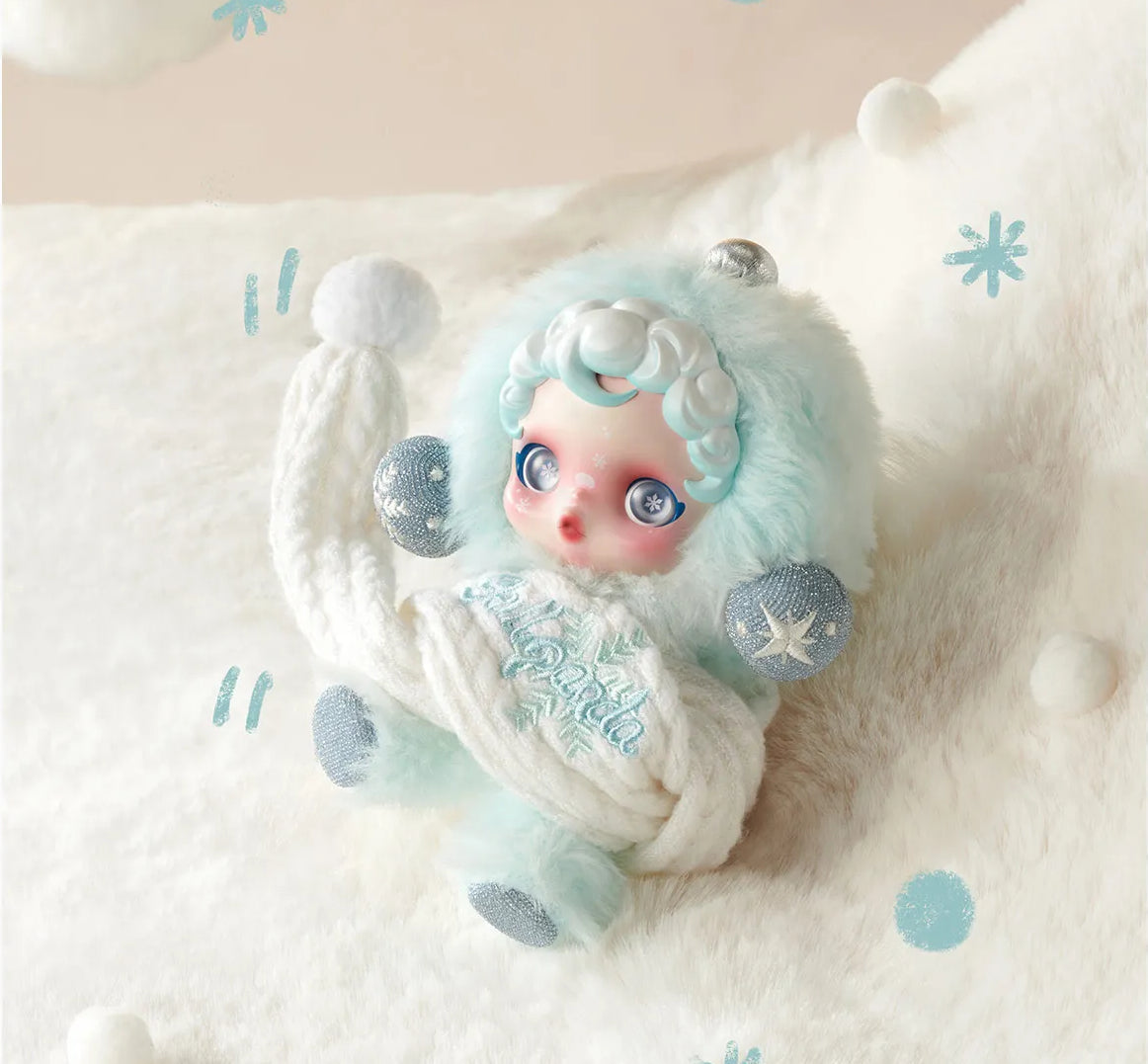 SKULLPANDA Winter Symphony Series Plush Dolls, Blind Box