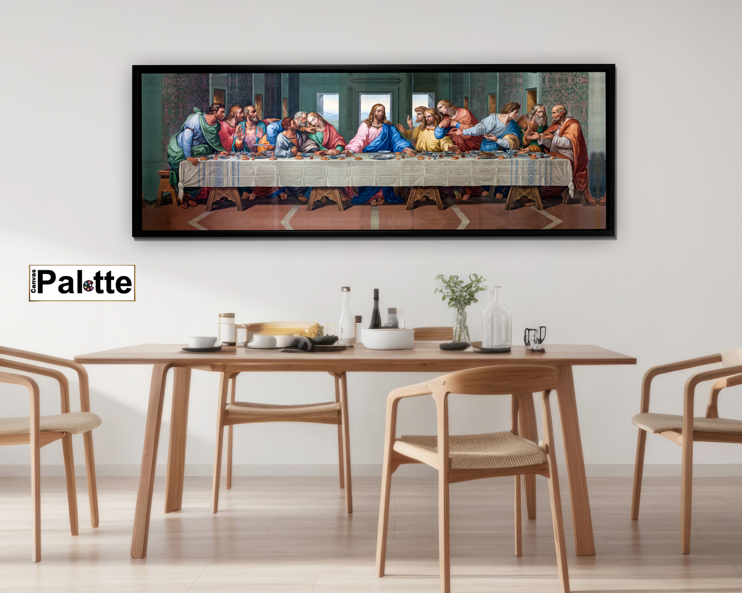 Last Supper Canvas- Wall Art- RGB varnish Canvas Print