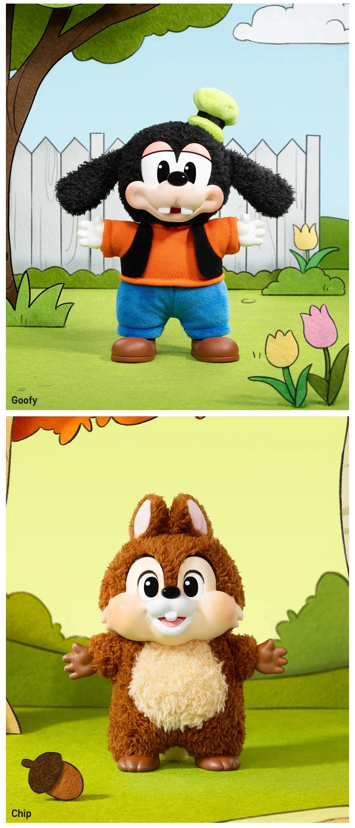 Mickey Family Cute Together Keychain Series Figures