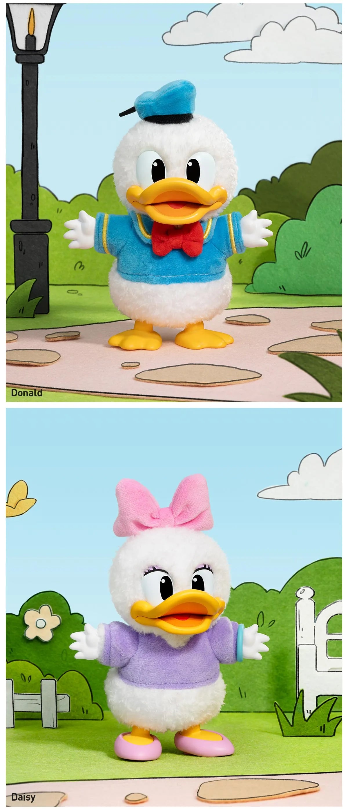 Mickey Family Cute Together Keychain Series Figures