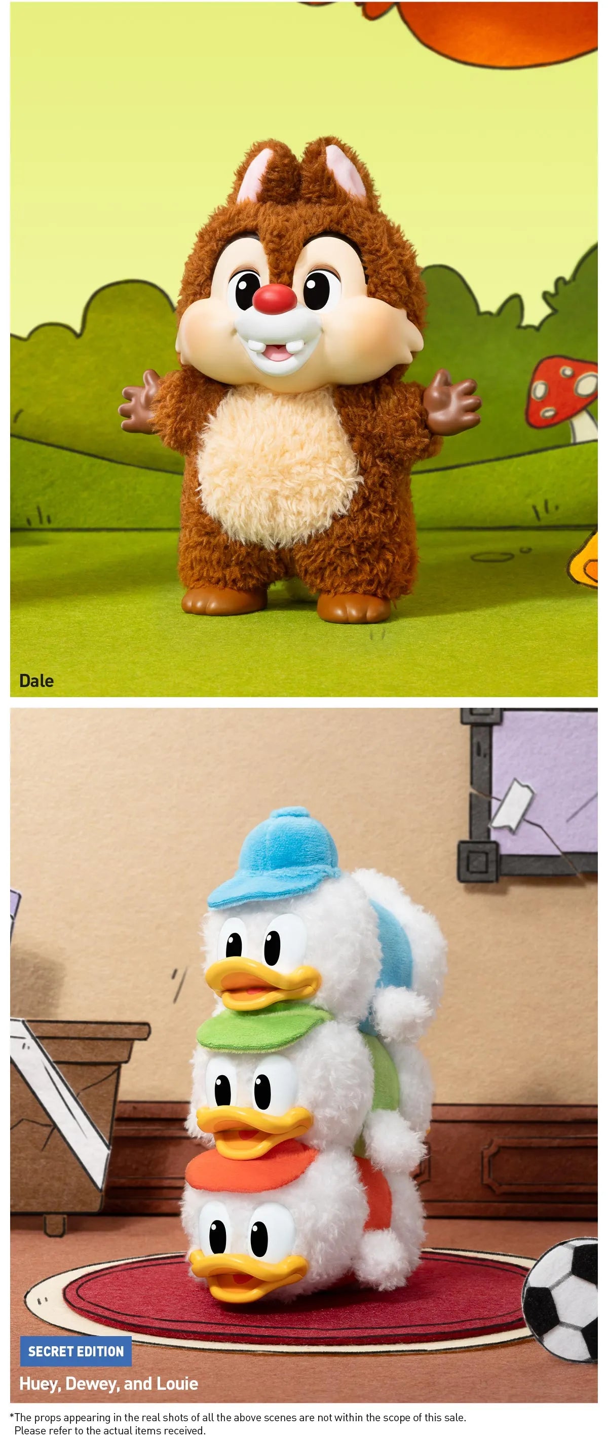 Mickey Family Cute Together Keychain Series Figures