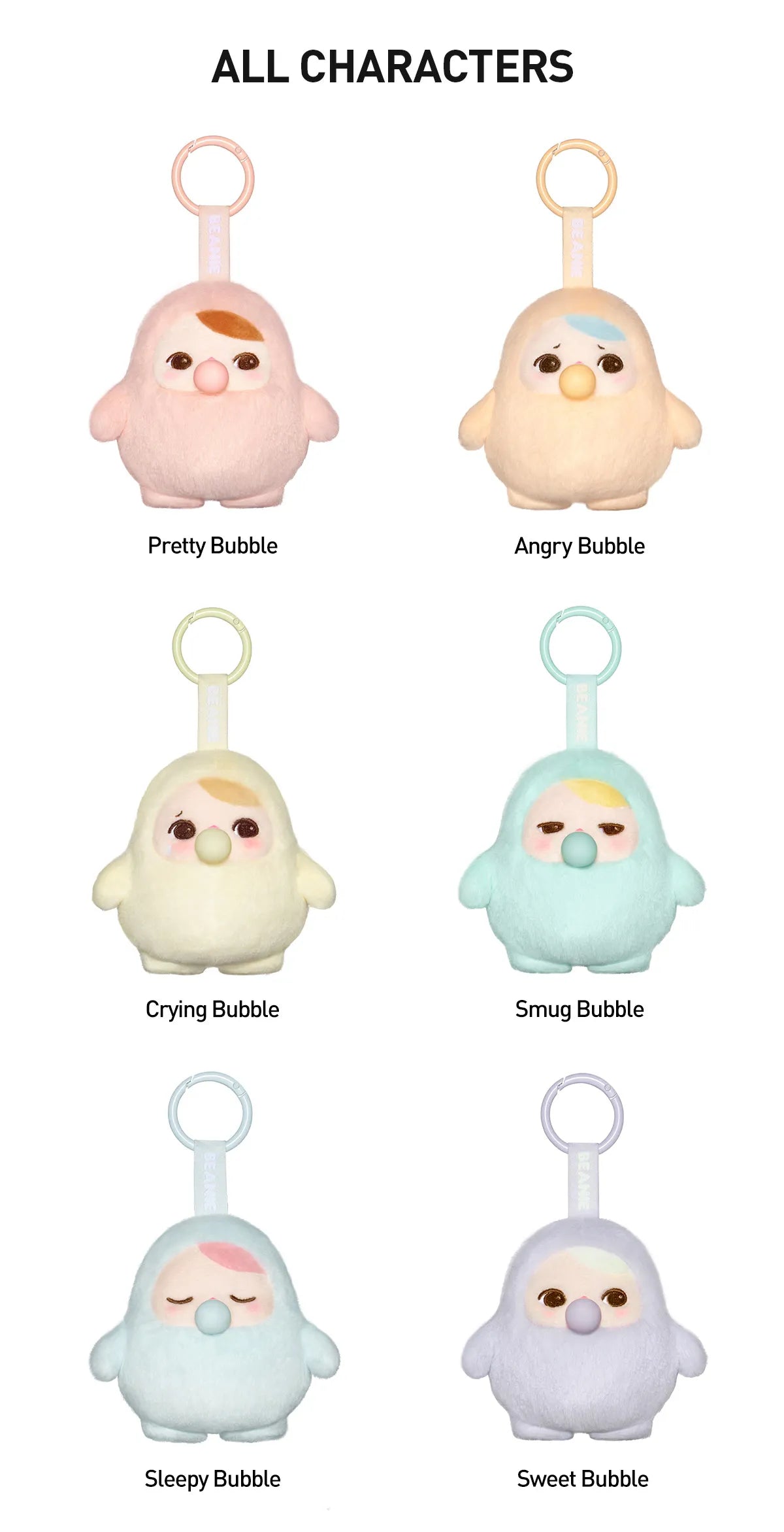 PUCKY BEANIE BUBBLE UP SERIES-Plush Pendant Blind Box