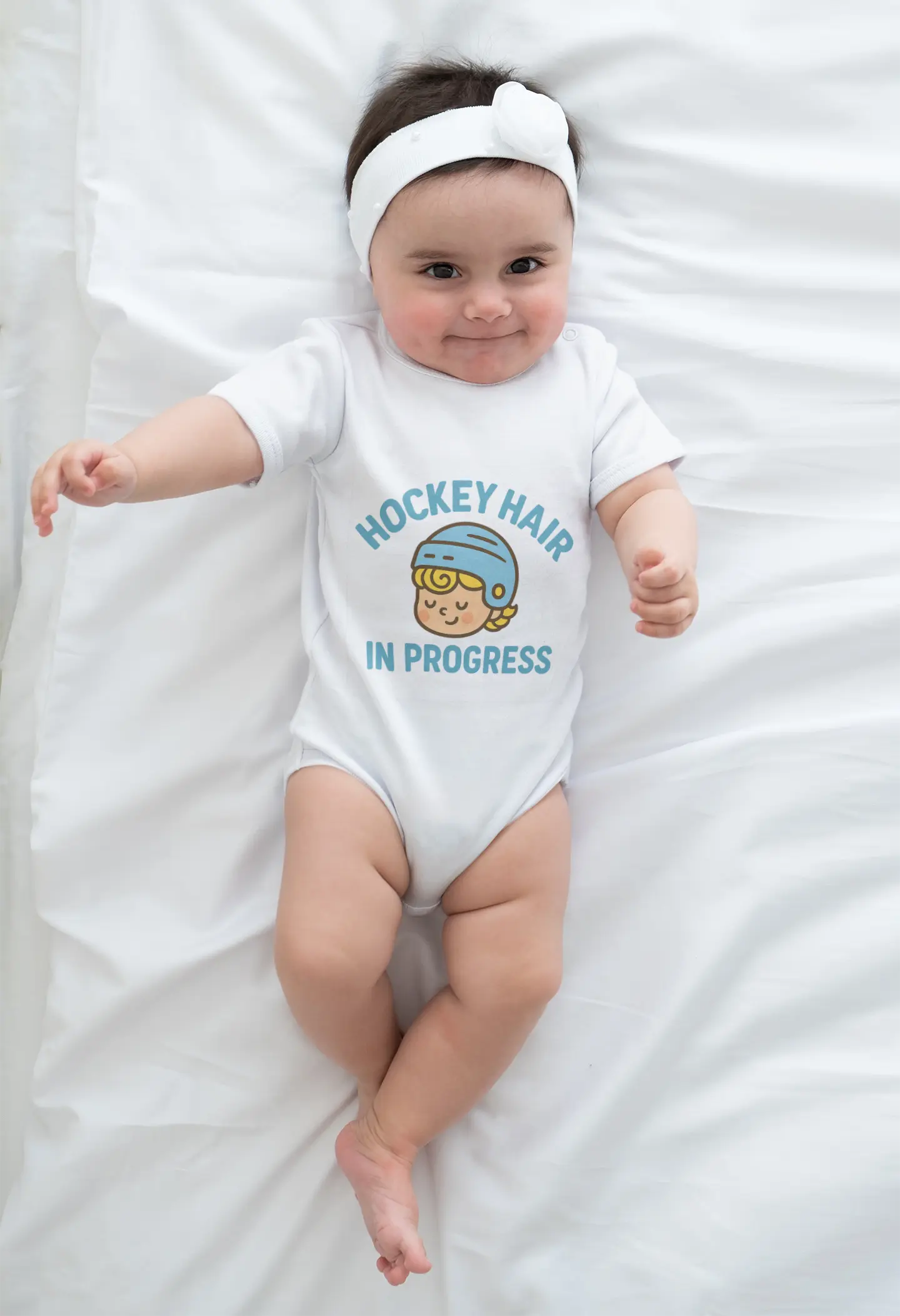 Maple Stick Baby Bodysuit – Hockey Hair in Progress