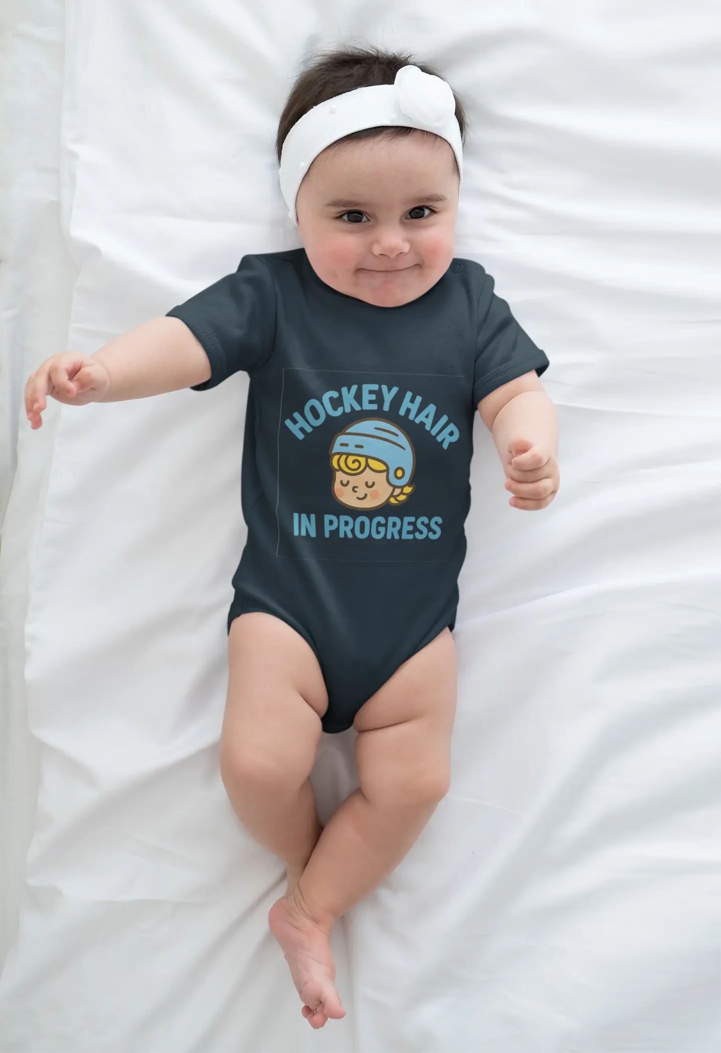Maple Stick Baby Bodysuit – Hockey Hair in Progress