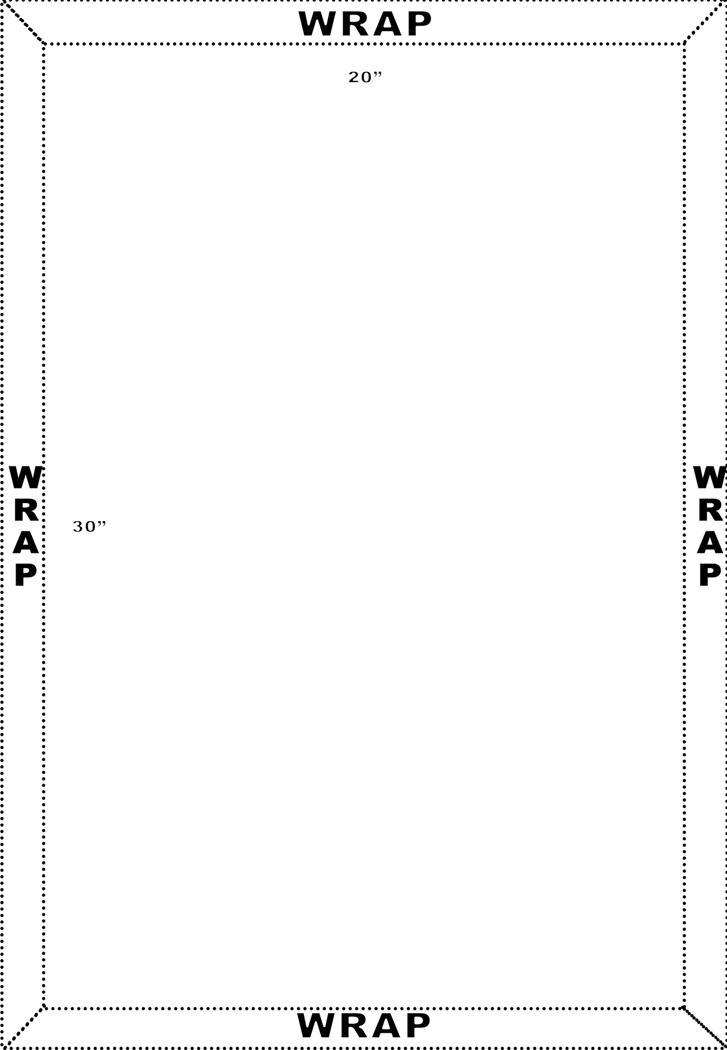 Custom Portrait Photo Canvas