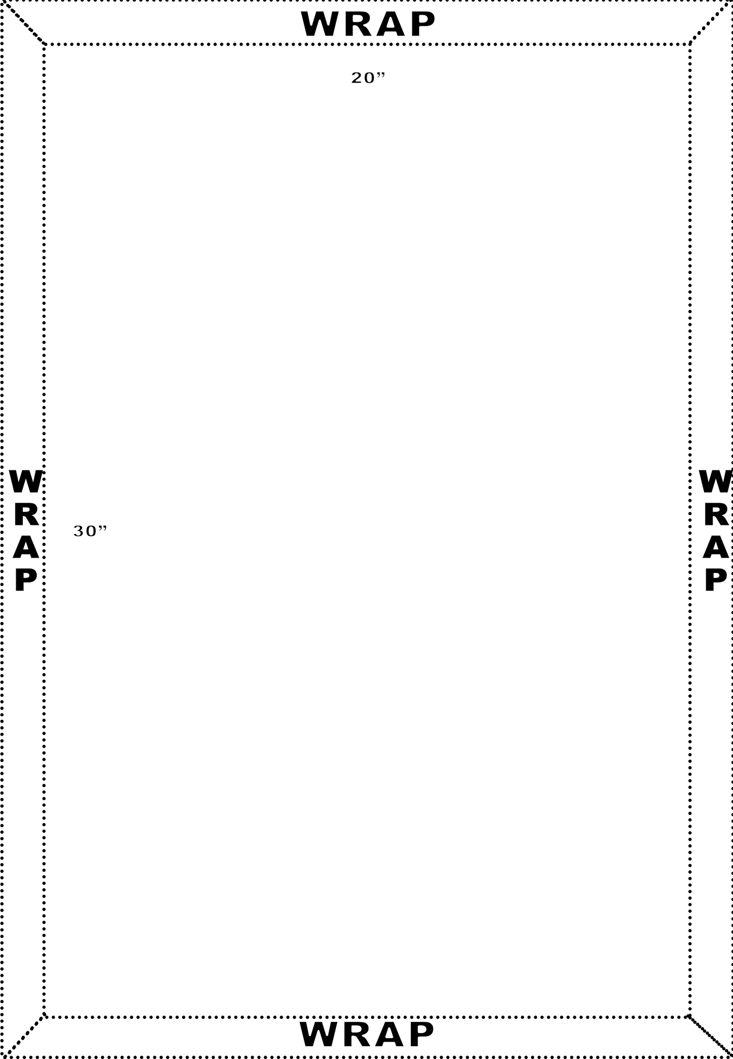 Custom Portrait Photo Canvas